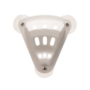 CAMCO FLAGHOLDER, 3 HOLE, SUCTIONCUP 3INW X 5INH, WHITE 45502
